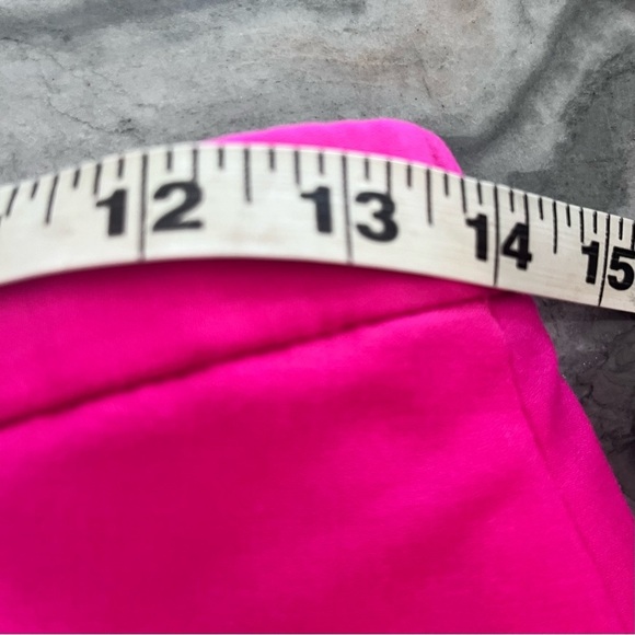 J Crew Bright Pink Tiered Ruffled Wool Mini Skirt Size 2 - Picture 5 of 7